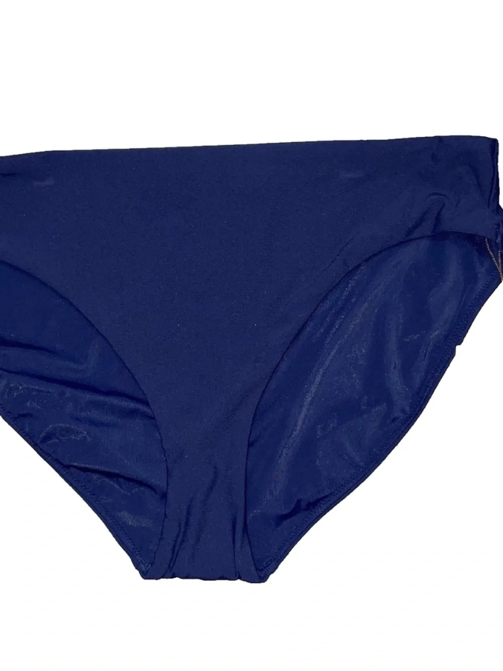Calia Swim Bottoms Large Bikini Womens Navy Blue Core Mid Rise NWT